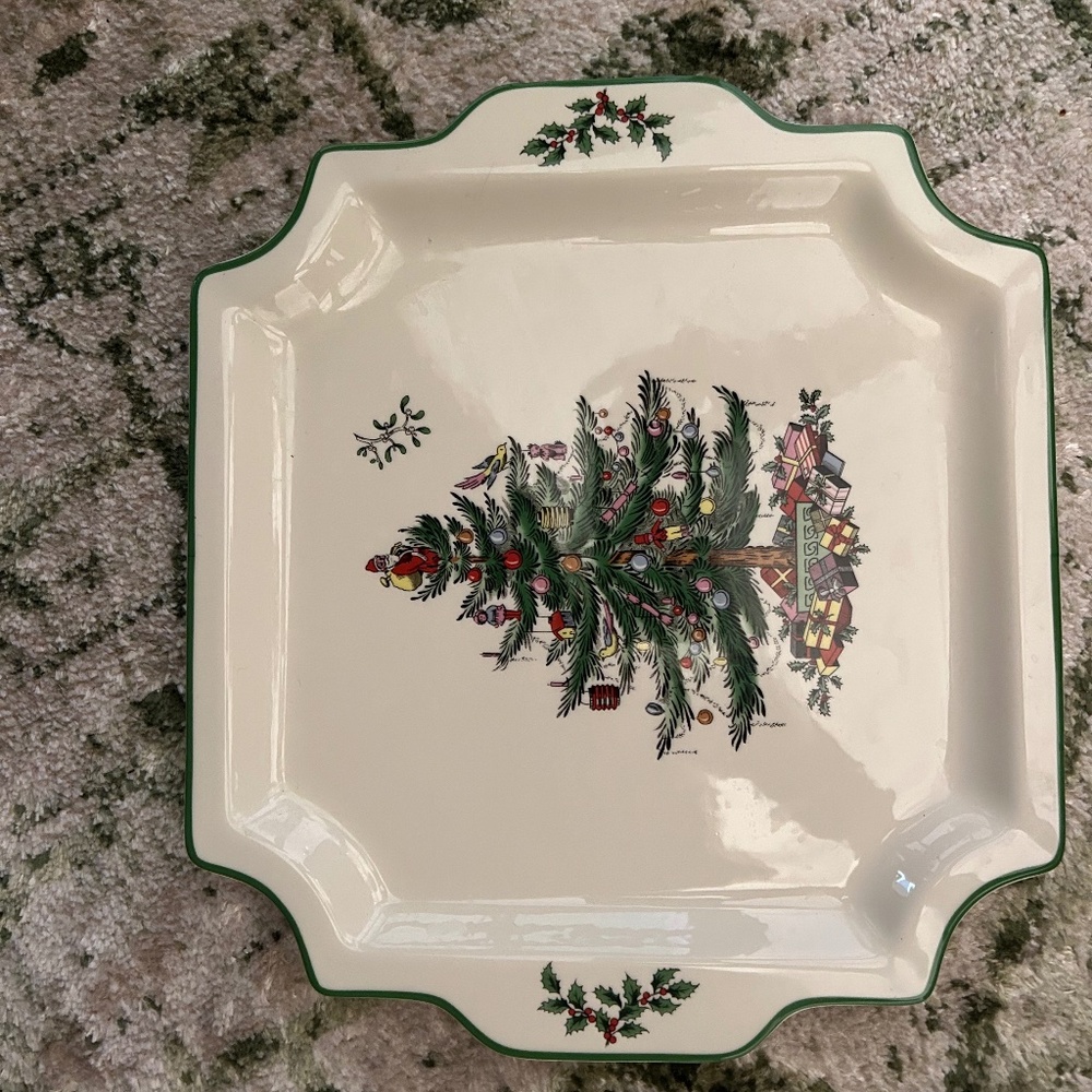 Spode Christmas Tree platter New